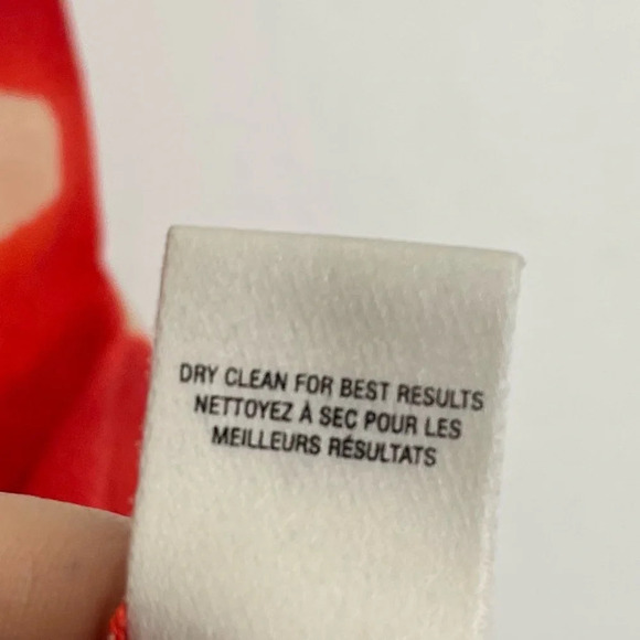 Maeve Anthropologie Blouse Womens Size 6 Red Ivory Geometric Draped Top Silk - Picture 6 of 8